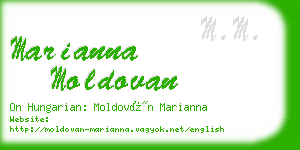 marianna moldovan business card